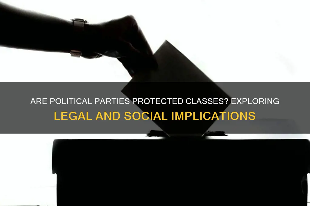 are political parties protected classes
