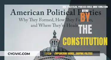 Political Parties: Defined by the Constitution?