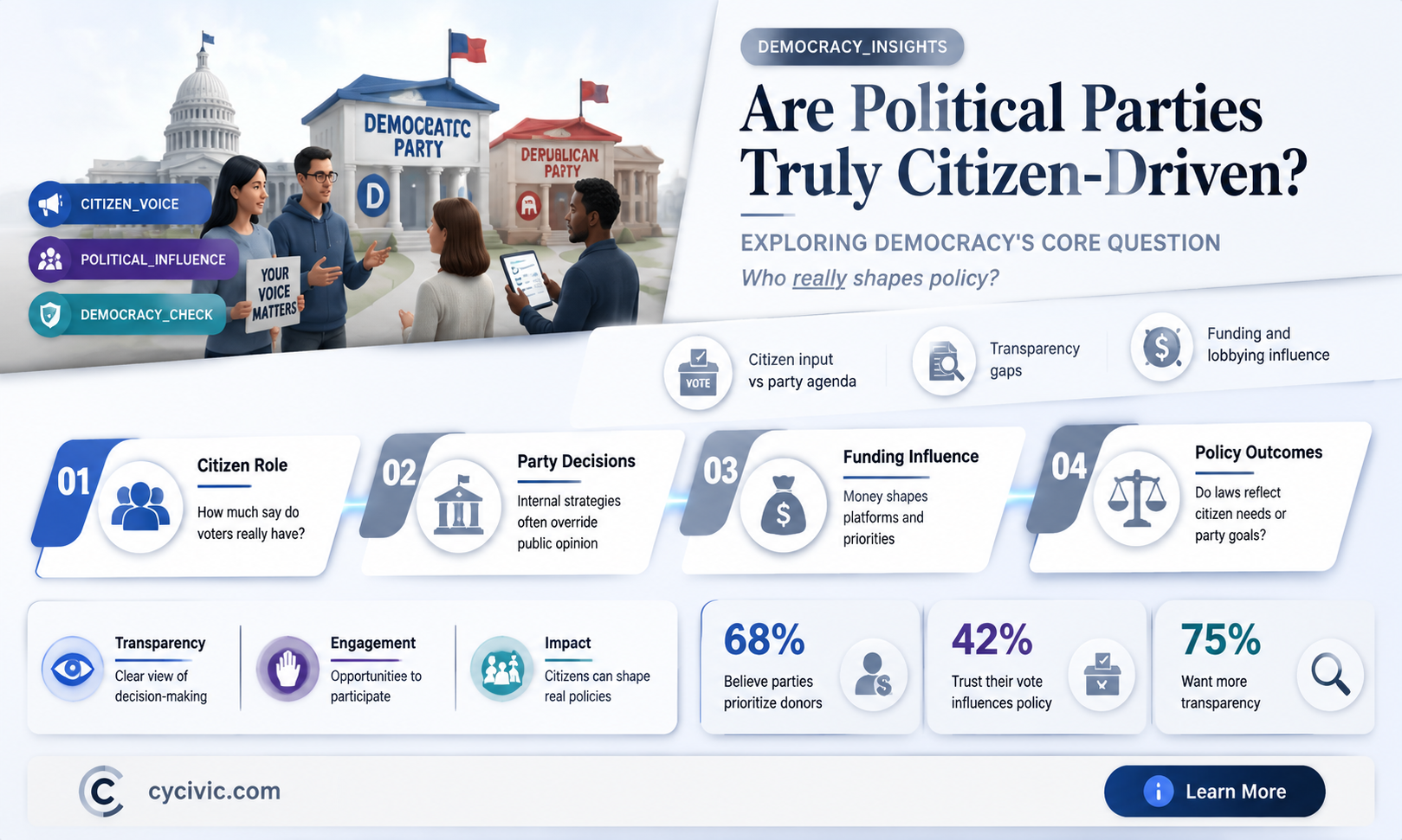 are political parties run by citizens