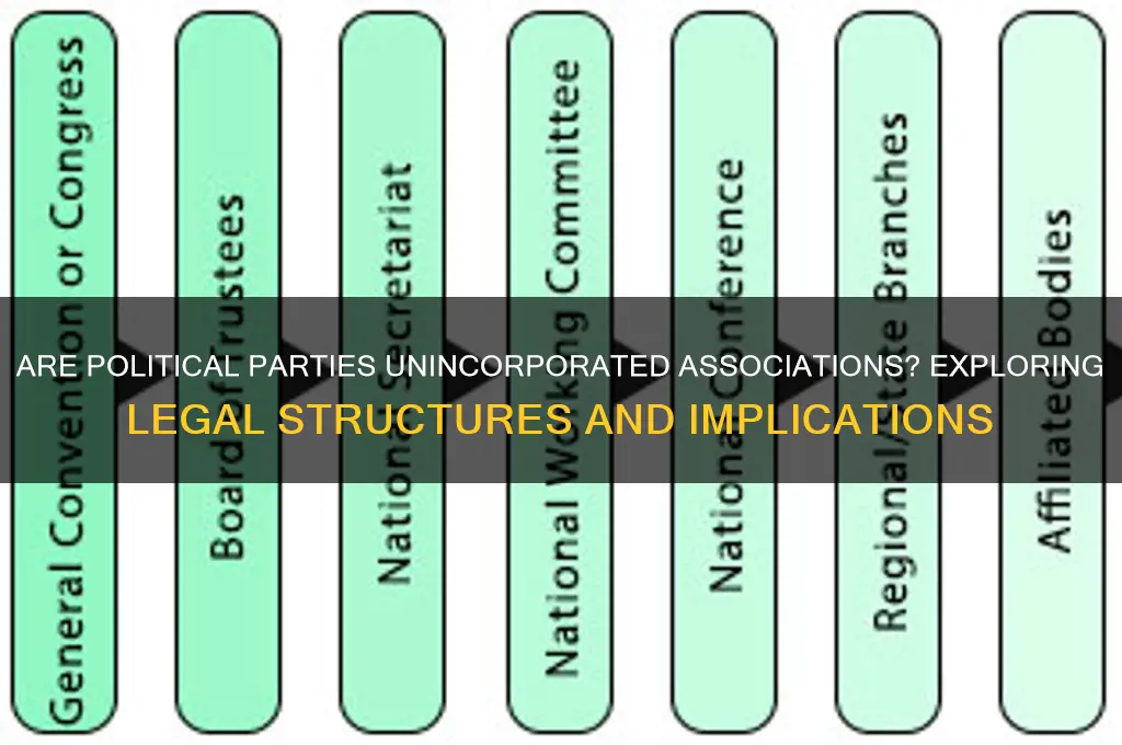 are political parties unincorporated associations