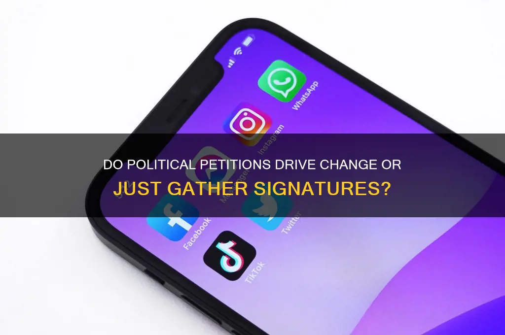 are political petitions effective