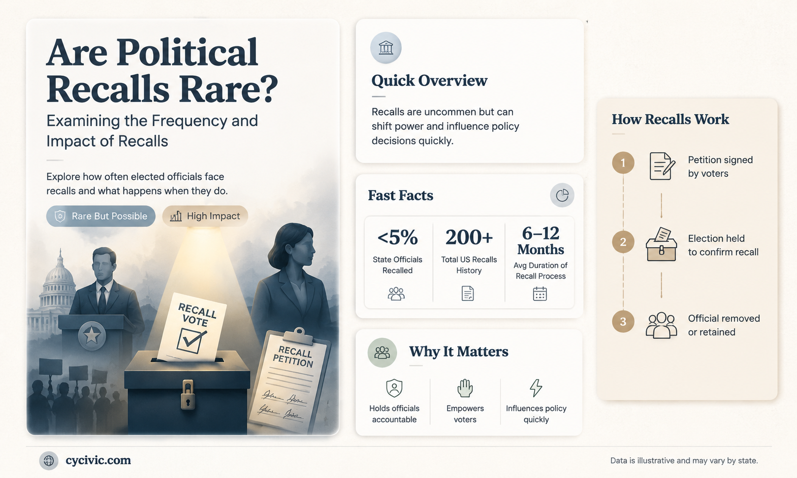 are political recalls rare