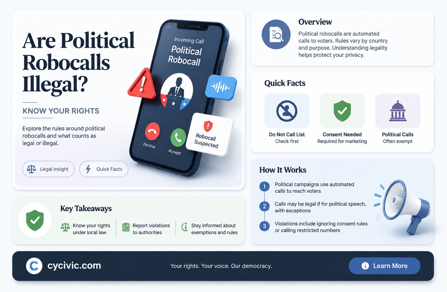 are political robocalls illegal