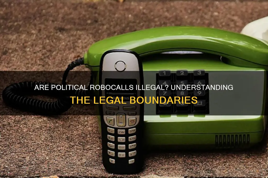 are political robocalls illegal