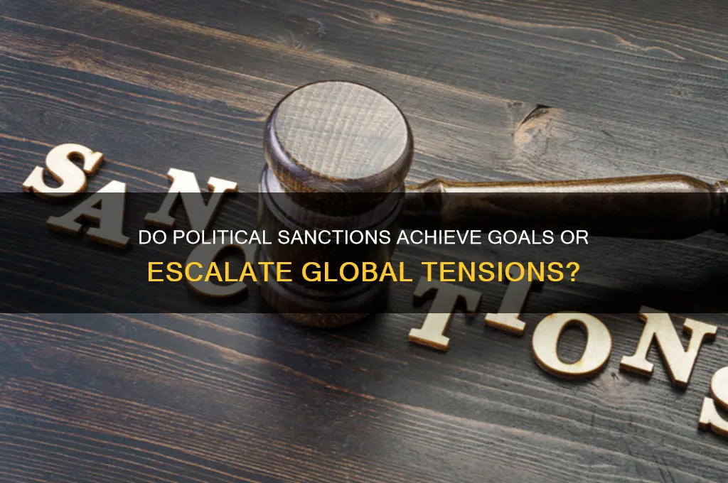 are political sanctions effective