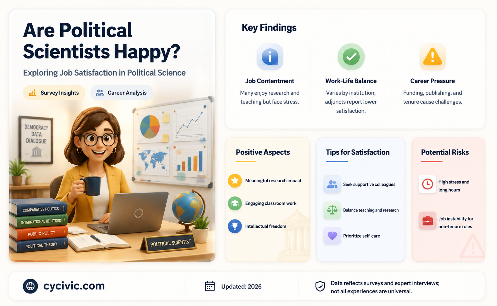 are political scientists happy