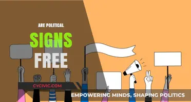 Are Political Signs Free Speech or Costly Expression?