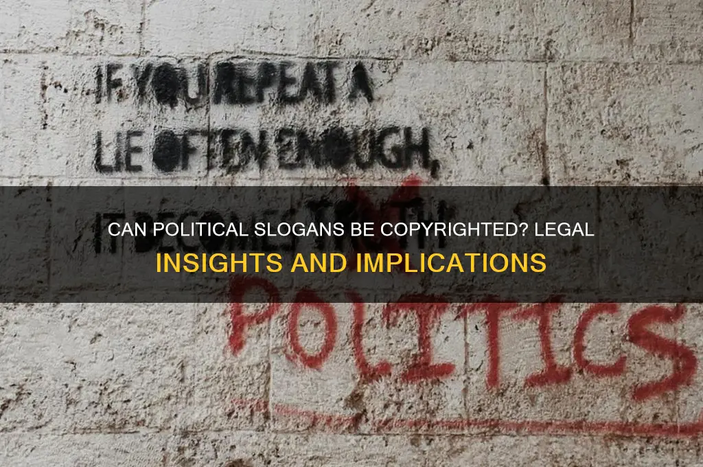 are political slogans copyrighted