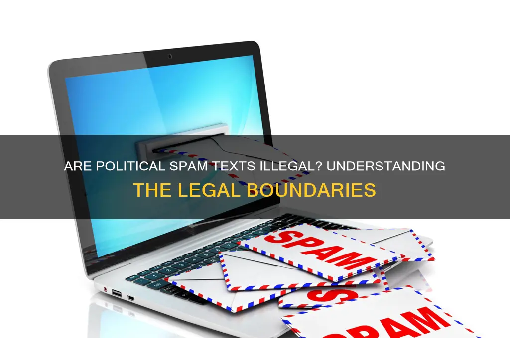 are political spam texts illegal