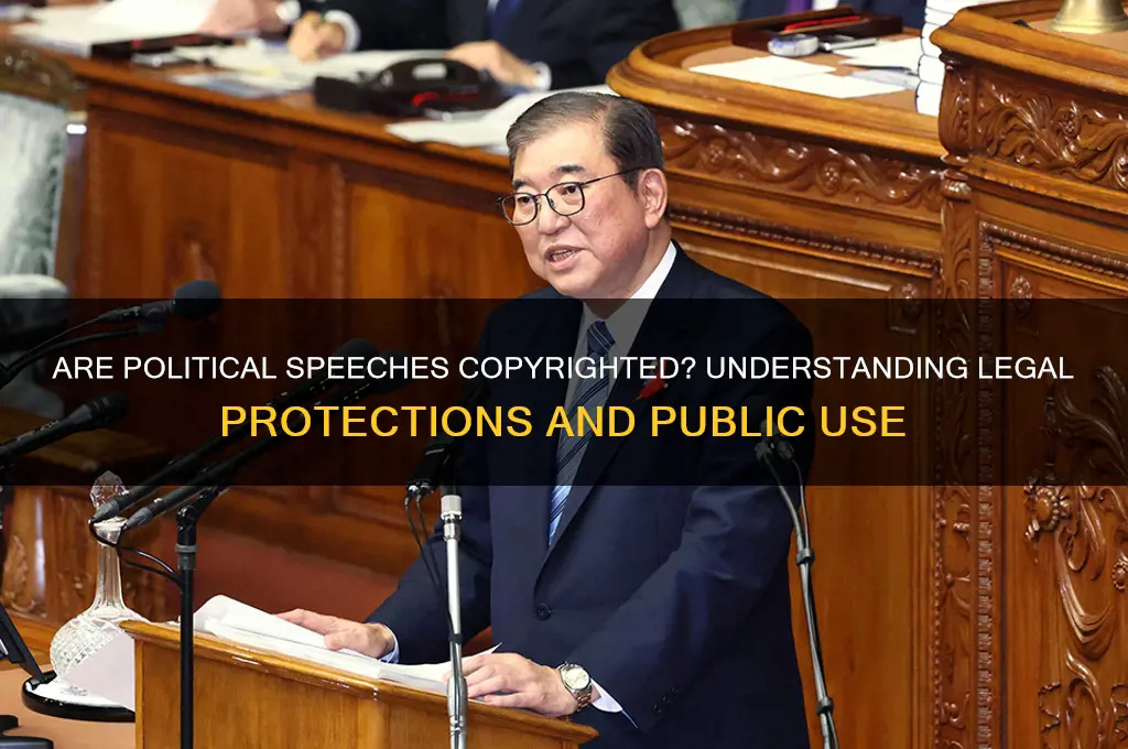 are political speeches copyrighted
