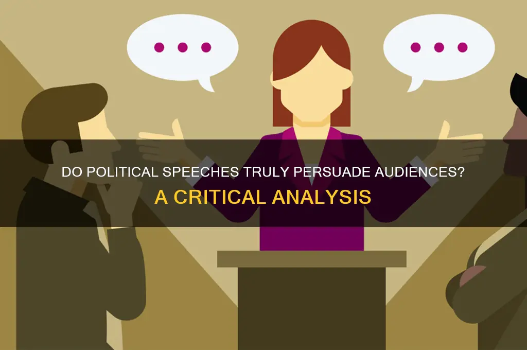 are political speeches persuasive speeches