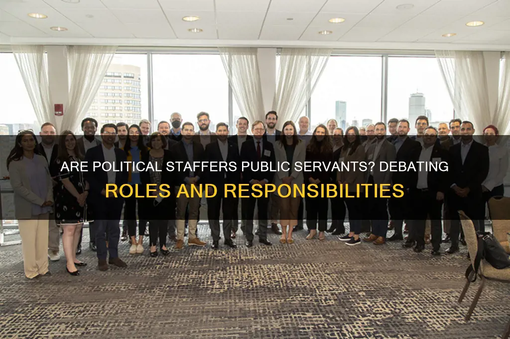 are political staffers public aervant