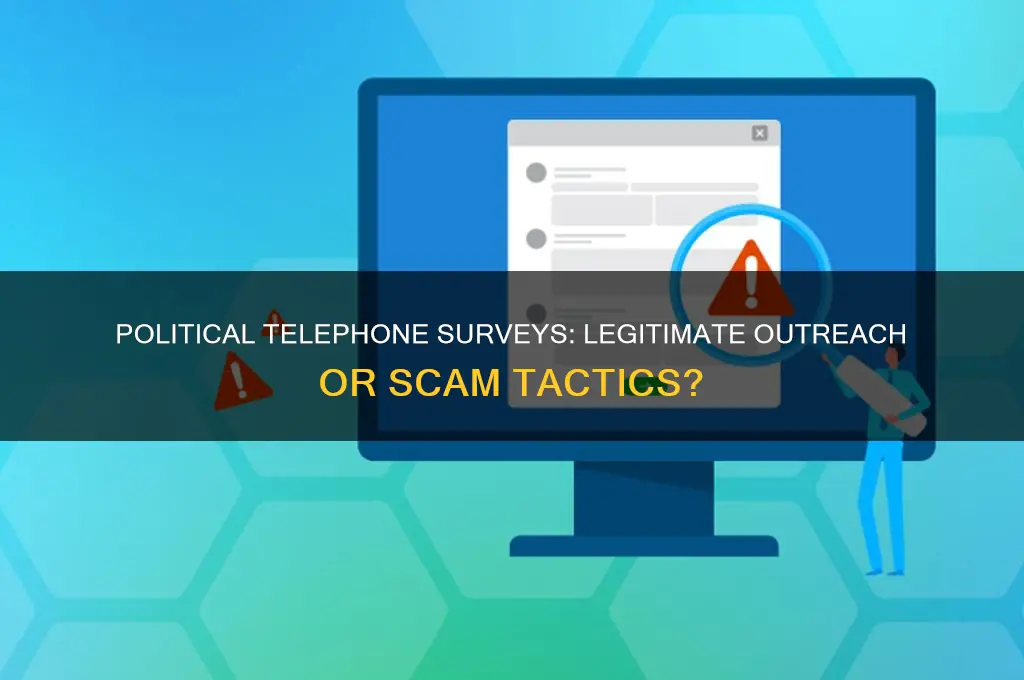 are political telephone survey scams