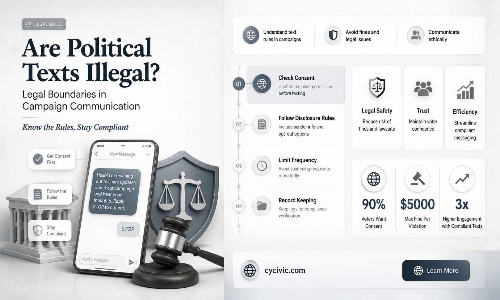 are political texts illegal