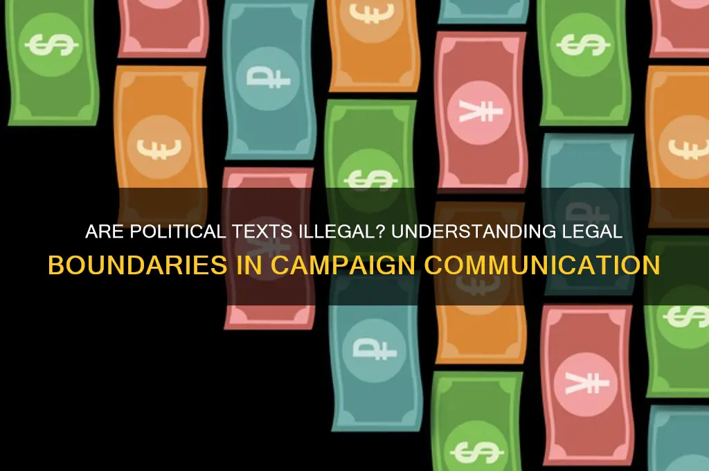 are political texts illegal
