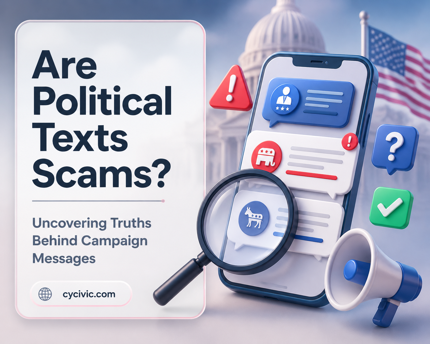 are political texts scams