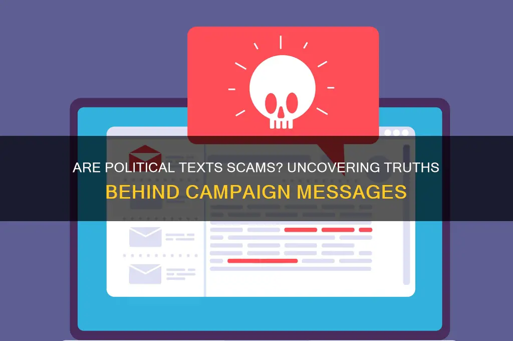 are political texts scams