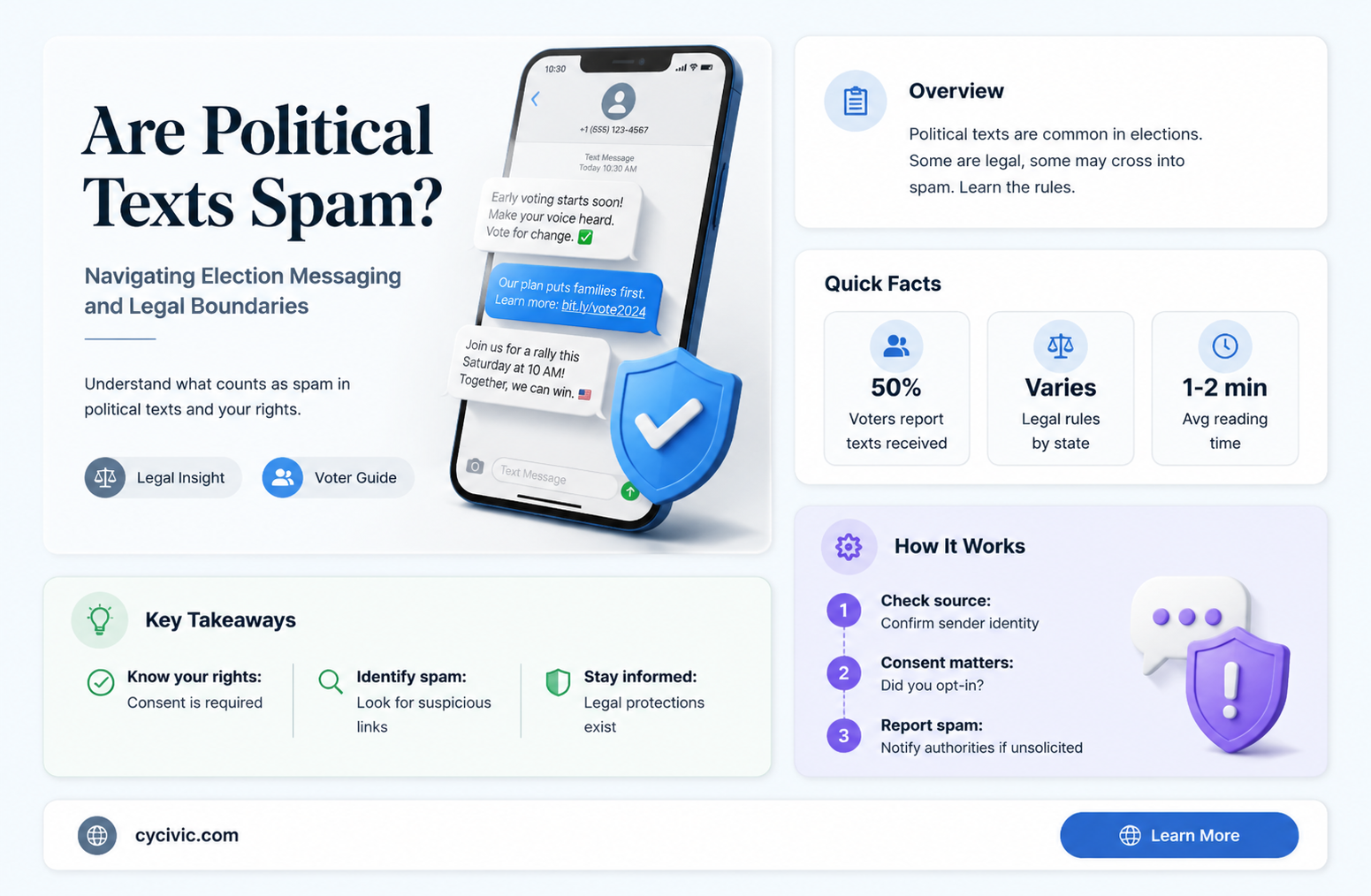 are political texts spam