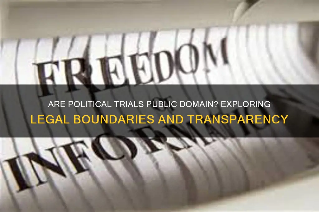 are political trials public domain