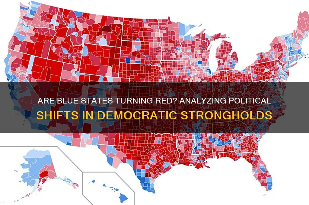 are politically blue states republican