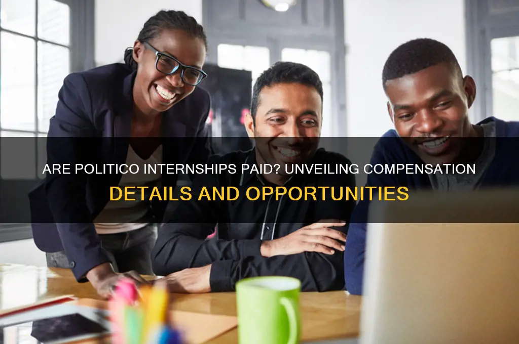 are politico internships paid