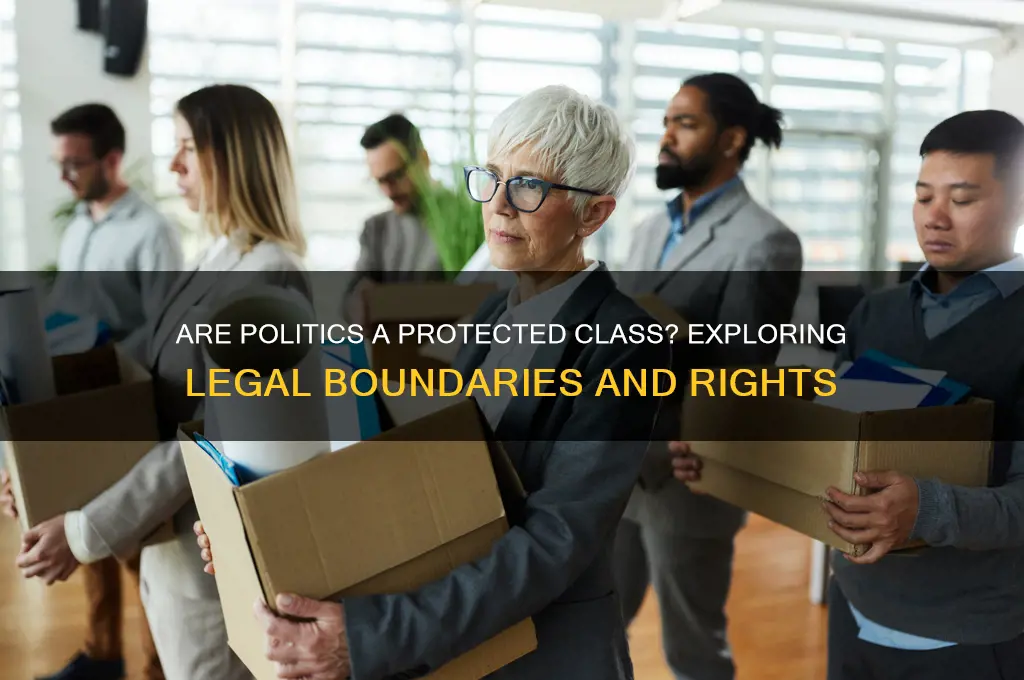 are politics a protected class