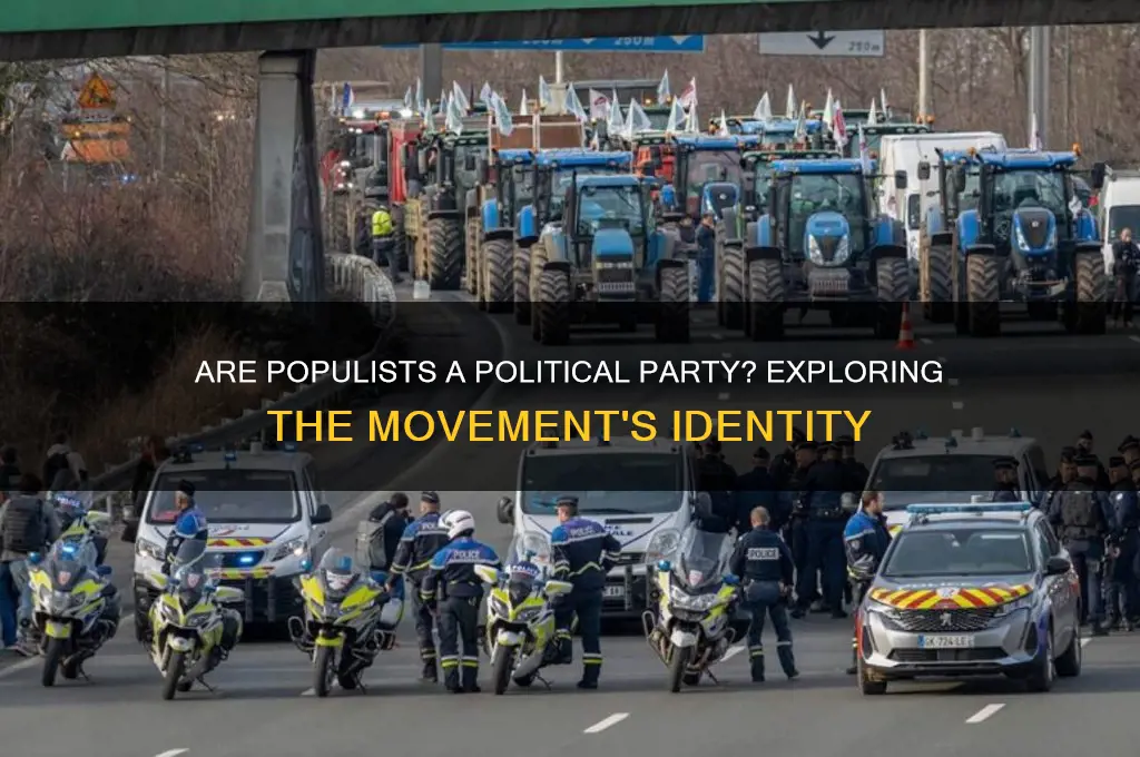 are populists a political party