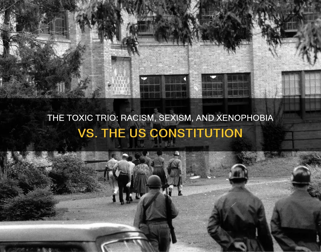 are racism xenophobis sexism against the usa constitution