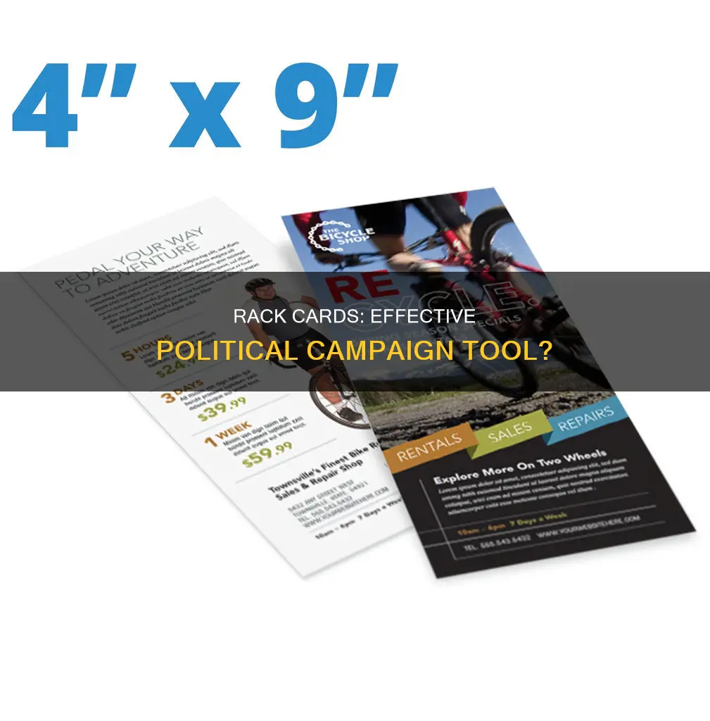 are rack cards useful for political campaigns