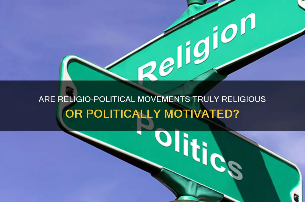 are religio-political movements religious