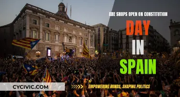 Shopping on Constitution Day in Spain: What's Open?