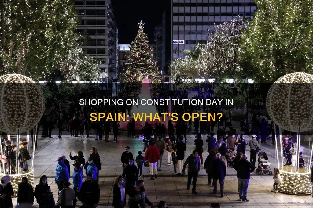 are shops open on constitution day in spain