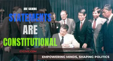 Signing Statements: Constitutional or Executive Overreach?