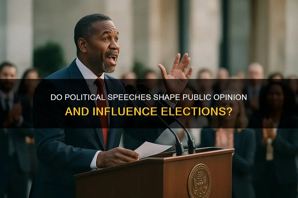 are speeches impactful in politics