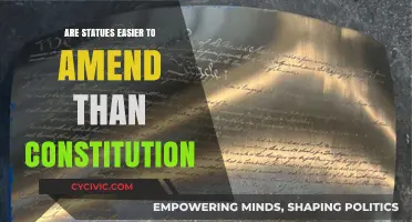 Statues vs Constitution: Easier to Amend?
