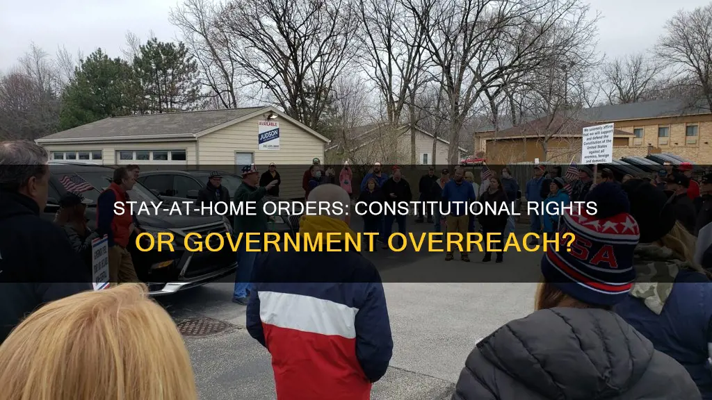 are stay at home orders against the constitution