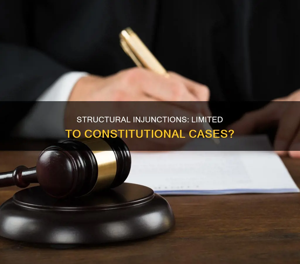 are structural injunctions only permitted in constitutional cases