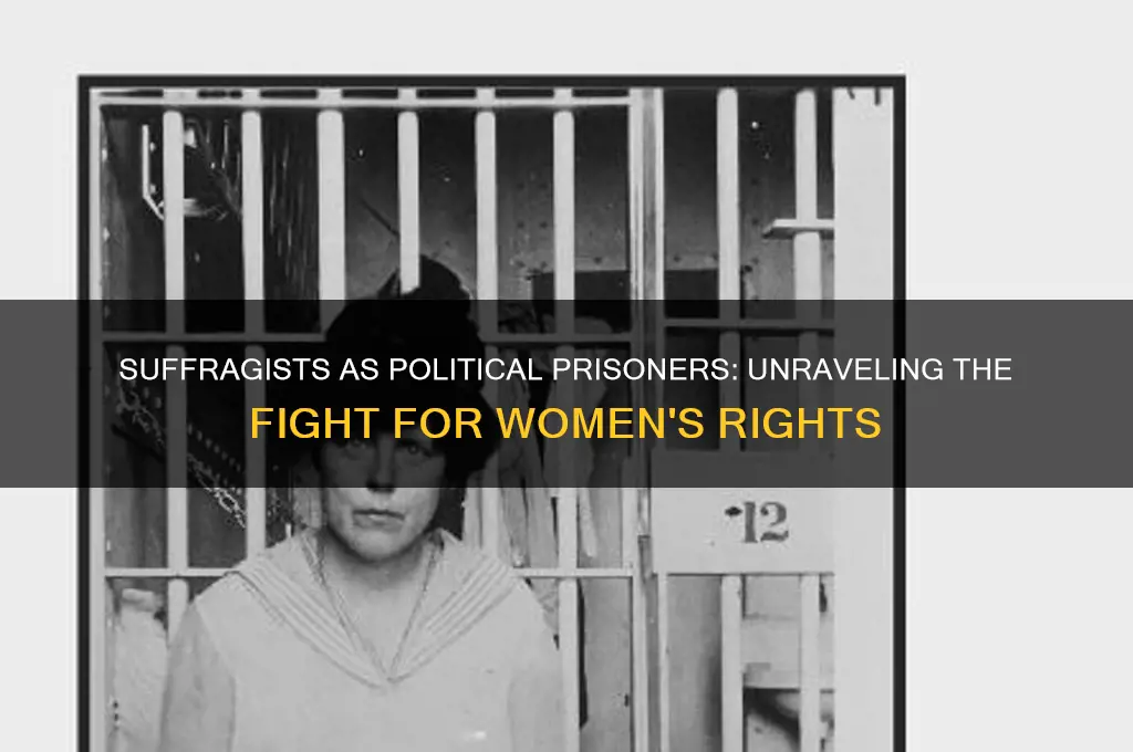 are suffragists political prisoners