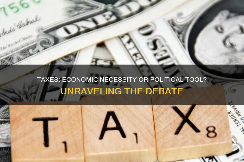 are taxes economic or political