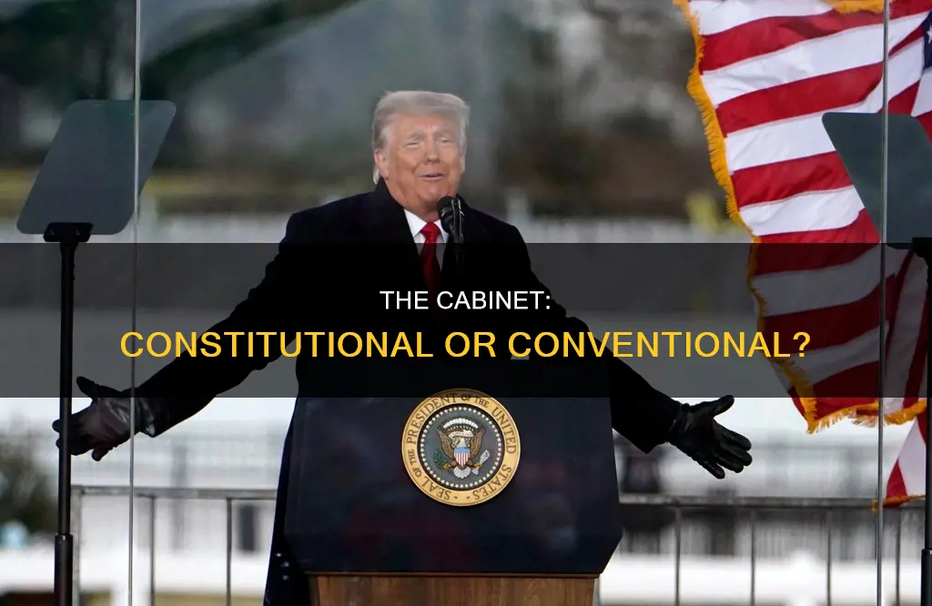 are the cabinet positions mentioned in the constitution