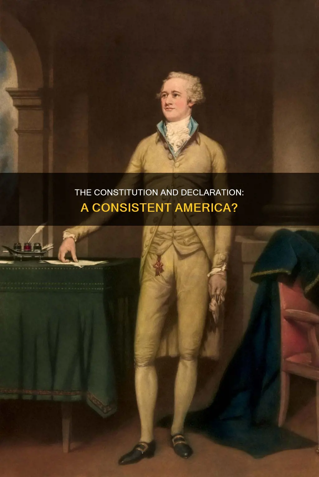 are the declaration of independence and constitution consisten