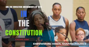 Education Amendments: Constitutional Changes of 1972