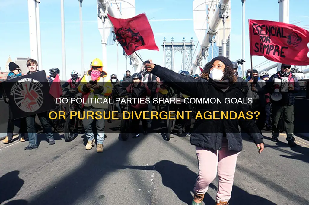 are the goals between the political parties the same