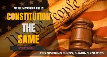 Missouri and US Constitution: Similar or Different?