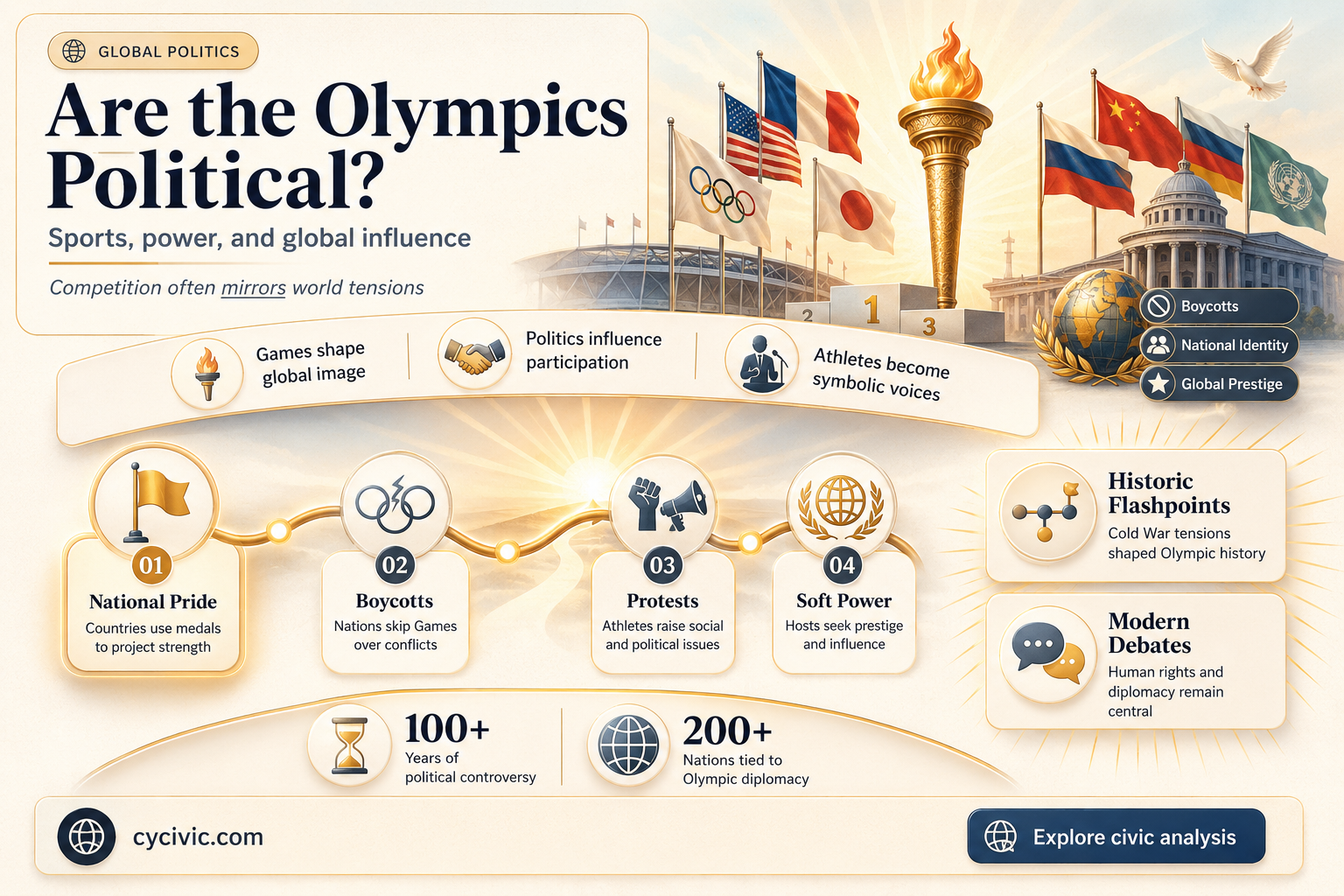 are the olympics political