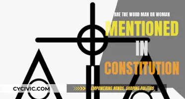 The Constitution's Gendered Language: Man and Woman Mentioned?