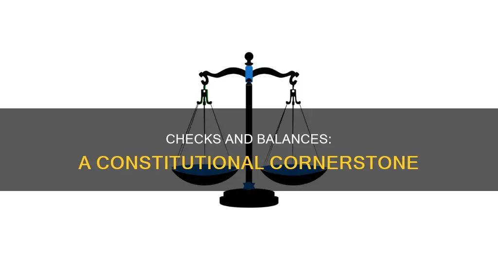 are the words checks and balances written into the constitution