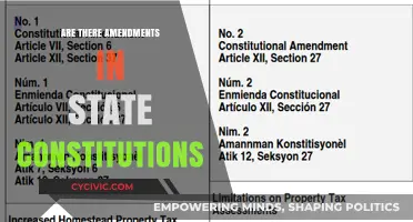Amendments: State Constitutions and Their Unique Changes