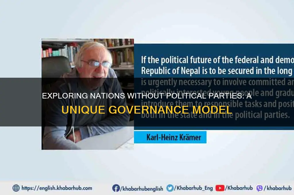 are there any countries that have no political parties