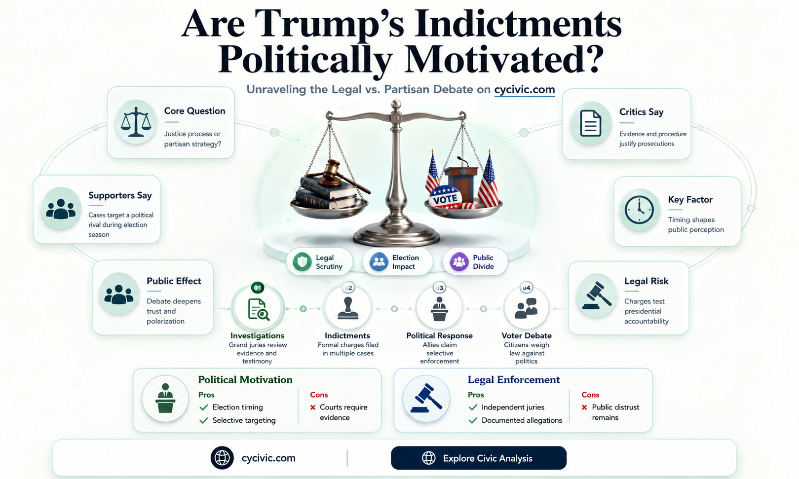 are trumps indictments politically motivated
